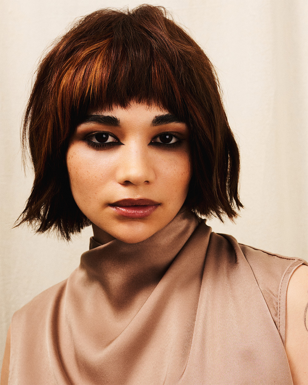 Brunette Textured Bob - Josh Goldsworthy and Sophie-Rose Goldsworthy - BHA South West Hairdresser of the Year 2026 Finalist Collection